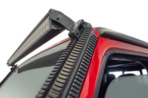 Jeep Wrangler JL Light Mount - DV8 Offroad - Picatinny Rail A-Pillar Pod LED Light Mount - `18-`27
